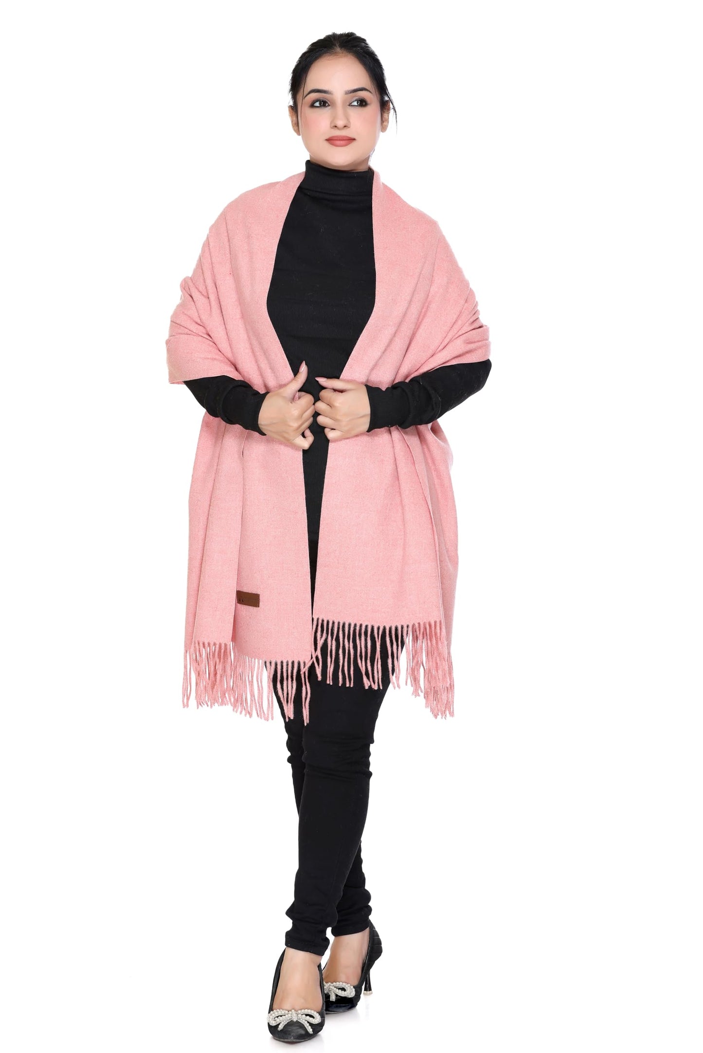 Women’s Cashmere Feel Scarf – Soft Pashmina Shawl & Wrap, Large, Lightweight & Warm, Elegant Winter Scarf for Travel, Weddings & Gifting