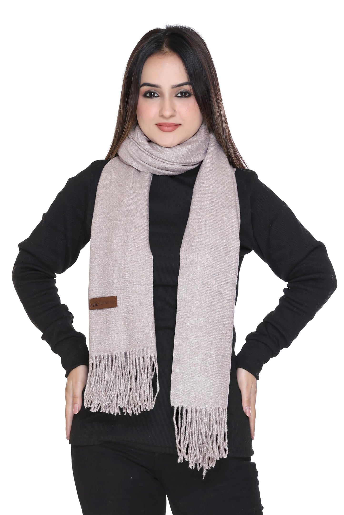 Women’s Cashmere Feel Scarf – Soft Pashmina Shawl & Wrap, Large, Lightweight & Warm, Elegant Winter Scarf for Travel, Weddings & Gifting