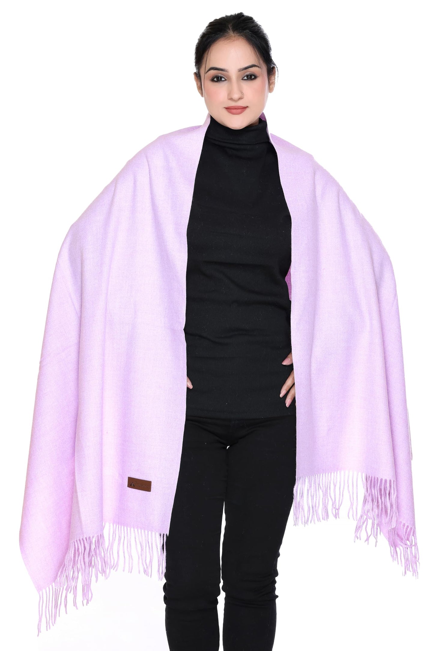 Women’s Cashmere Feel Scarf – Soft Pashmina Shawl & Wrap, Large, Lightweight & Warm, Elegant Winter Scarf for Travel, Weddings & Gifting