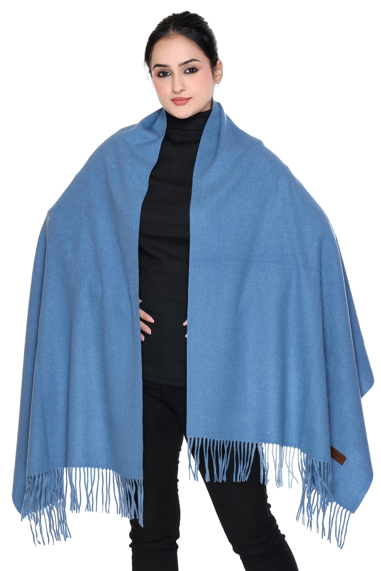 Women’s Cashmere Feel Scarf – Soft Pashmina Shawl & Wrap, Large, Lightweight & Warm, Elegant Winter Scarf for Travel, Weddings & Gifting