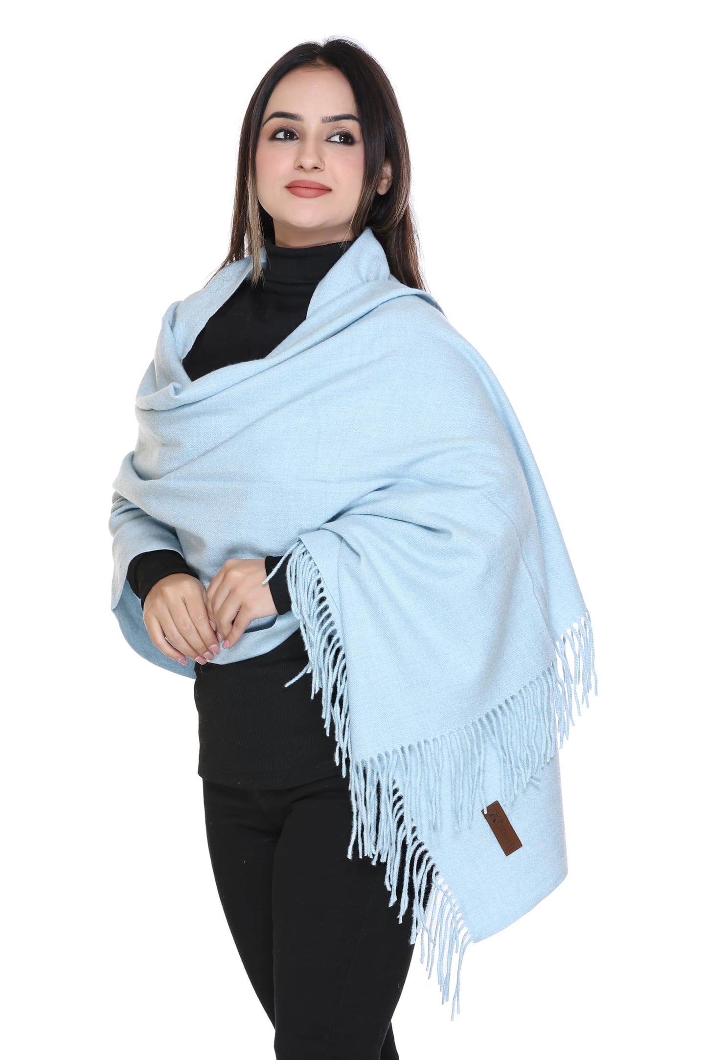 Women’s Cashmere Feel Scarf – Soft Pashmina Shawl & Wrap, Large, Lightweight & Warm, Elegant Winter Scarf for Travel, Weddings & Gifting