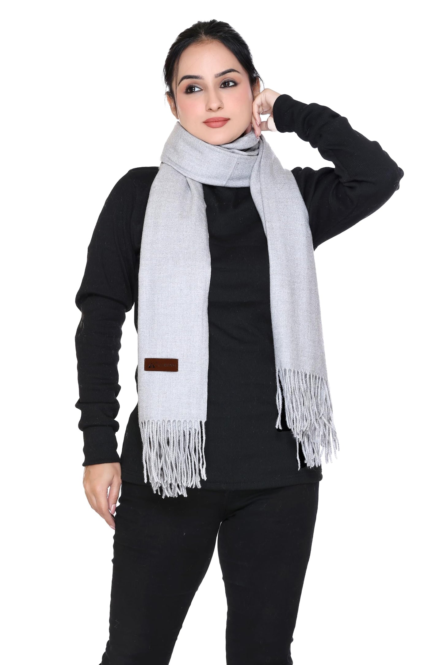 Women’s Cashmere Feel Scarf – Soft Pashmina Shawl & Wrap, Large, Lightweight & Warm, Elegant Winter Scarf for Travel, Weddings & Gifting