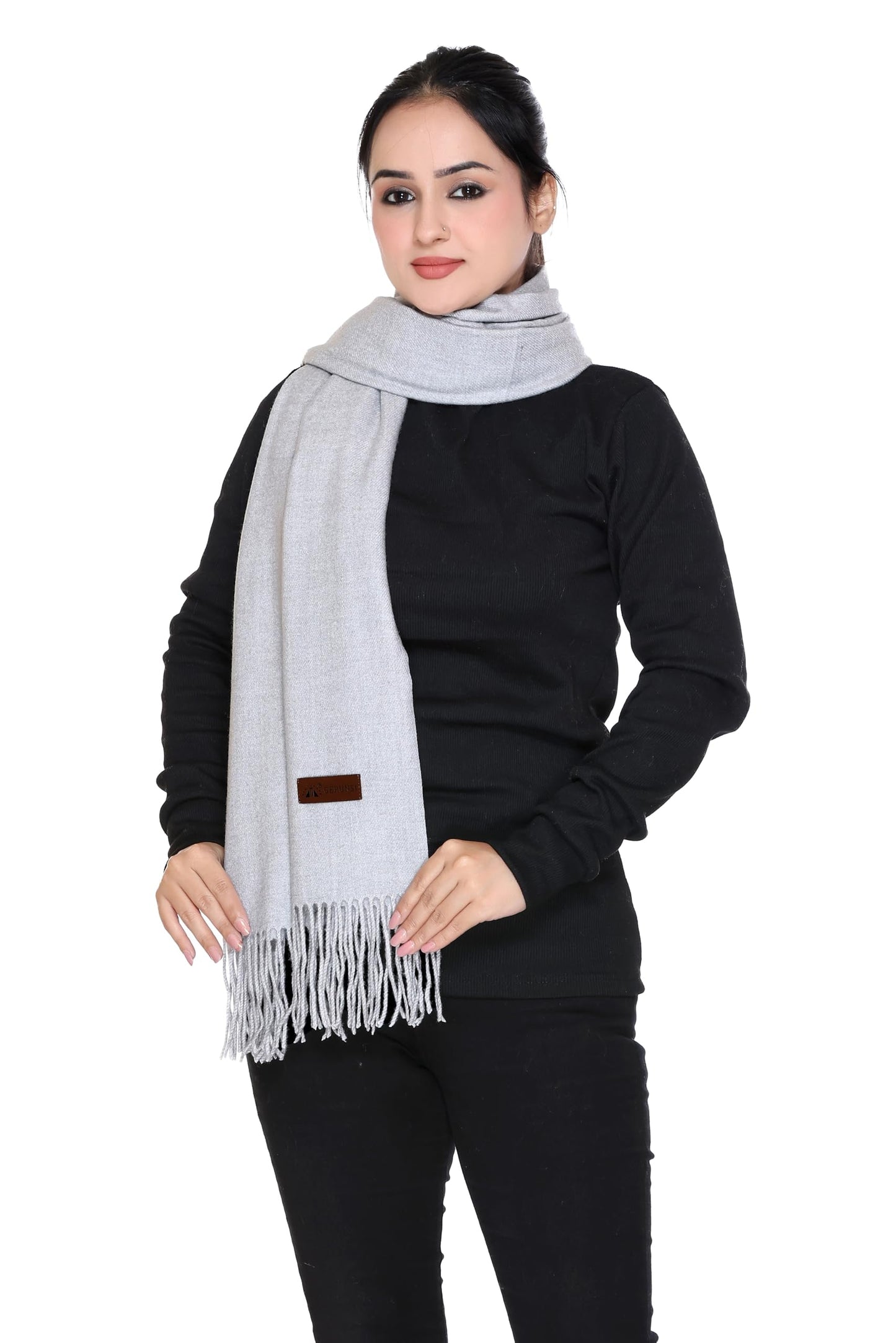 Women’s Cashmere Feel Scarf – Soft Pashmina Shawl & Wrap, Large, Lightweight & Warm, Elegant Winter Scarf for Travel, Weddings & Gifting