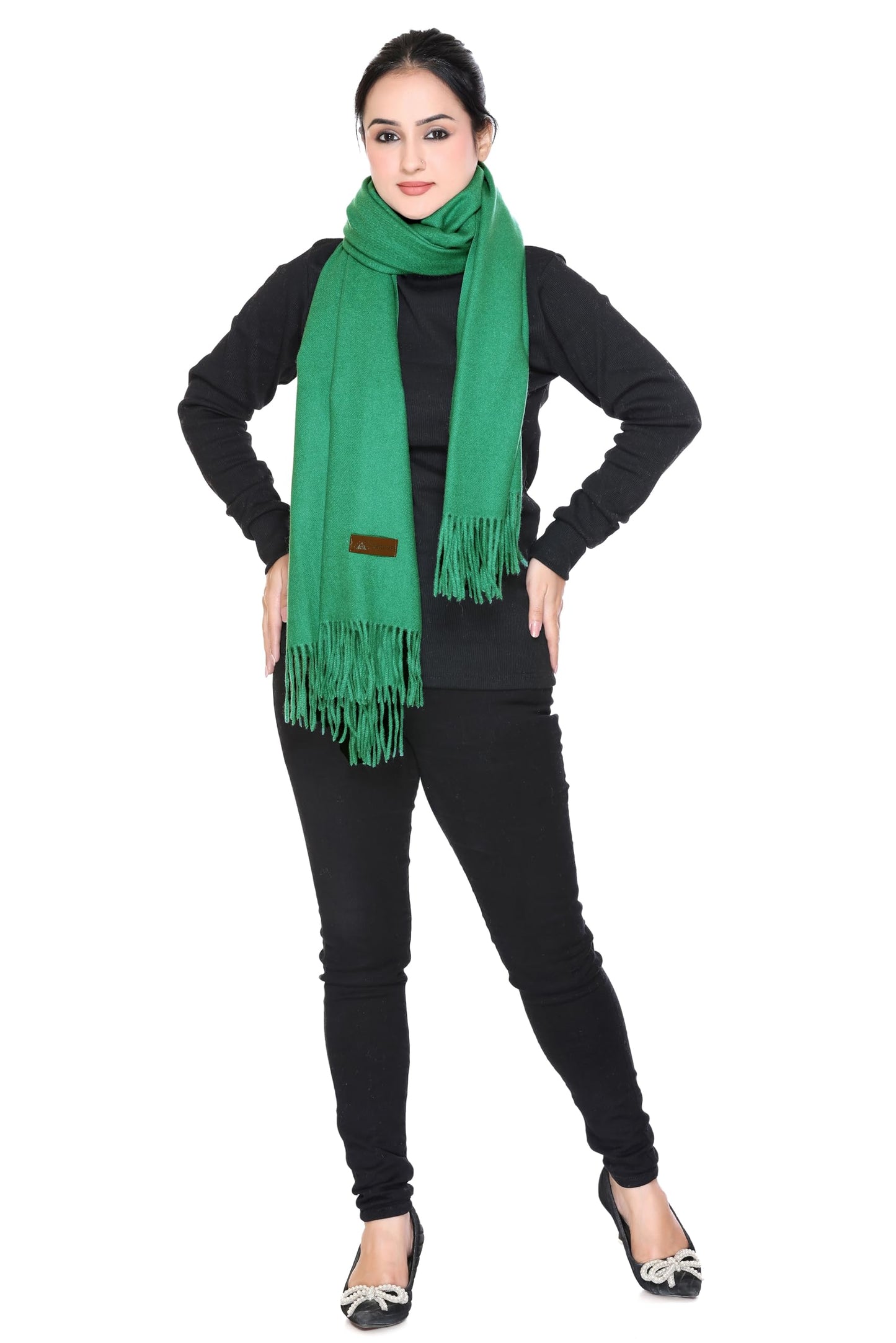 Women’s Cashmere Feel Scarf – Soft Pashmina Shawl & Wrap, Large, Lightweight & Warm, Elegant Winter Scarf for Travel, Weddings & Gifting