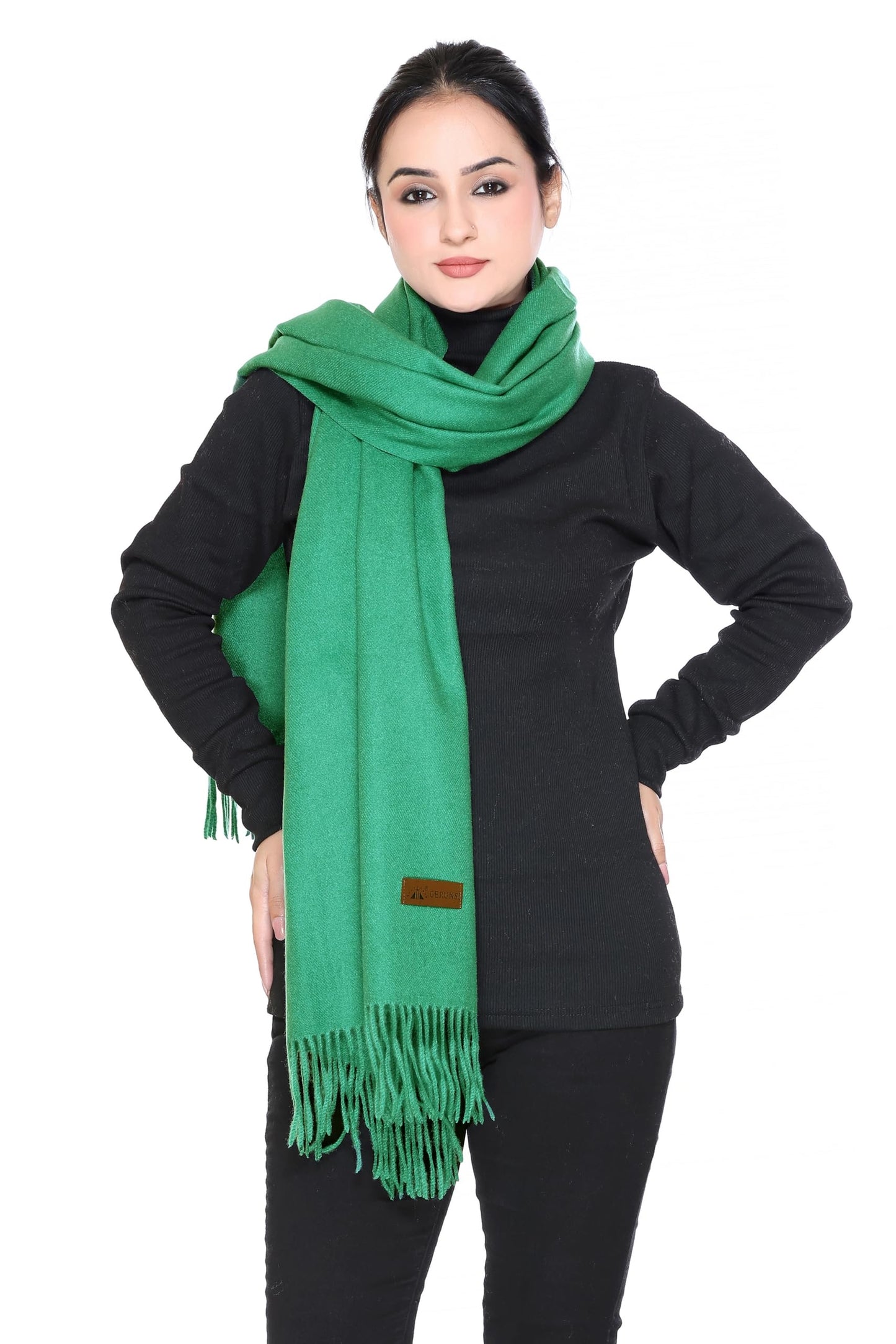 Women’s Cashmere Feel Scarf – Soft Pashmina Shawl & Wrap, Large, Lightweight & Warm, Elegant Winter Scarf for Travel, Weddings & Gifting